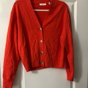 Vince orange cardigan